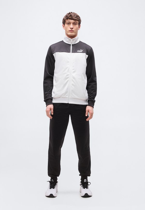 Puma POLY COLORBLOCK SUIT - Tracksuit - white