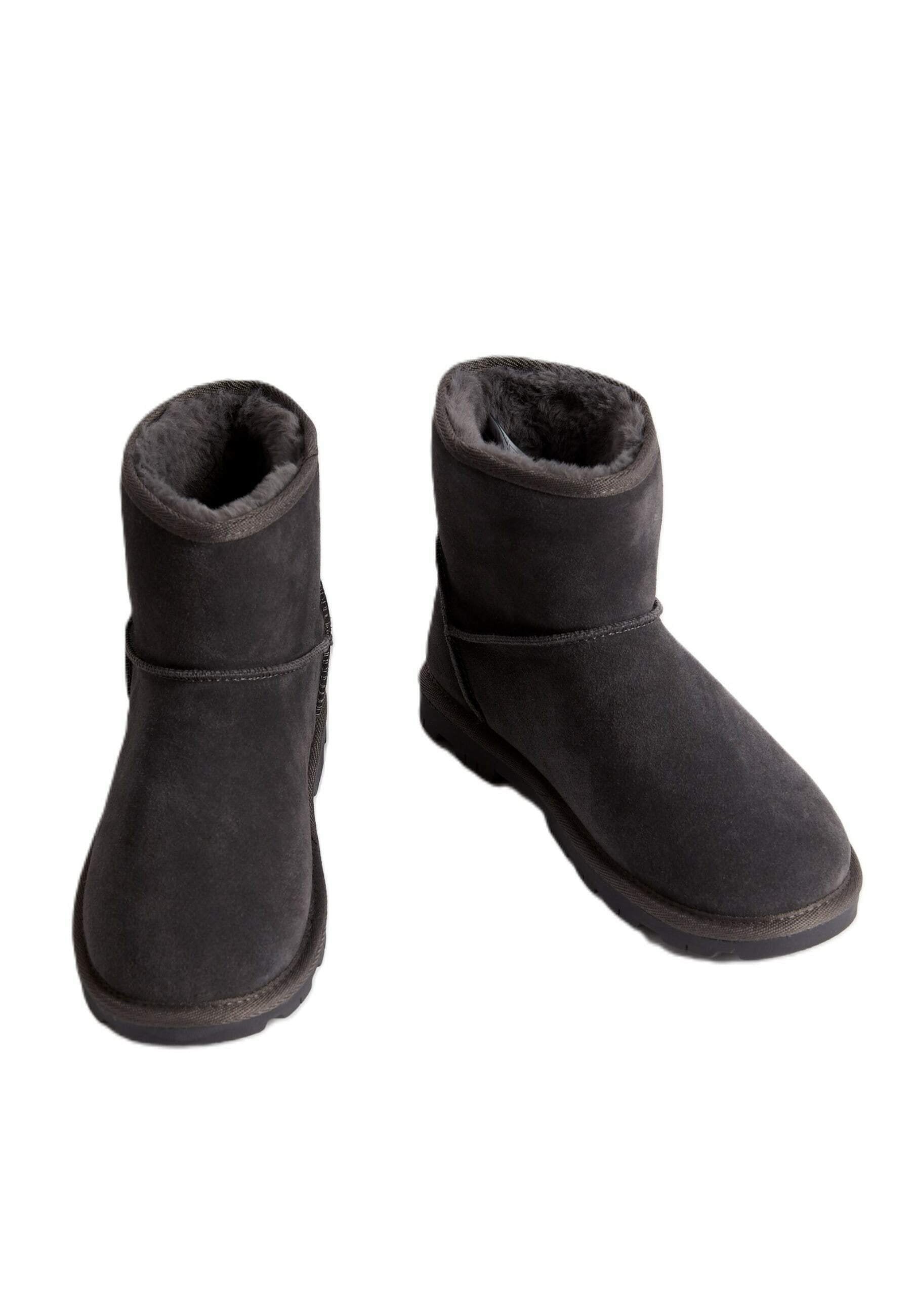 Marks & Spencer Suede Faux Fur Lined Slipper Boots