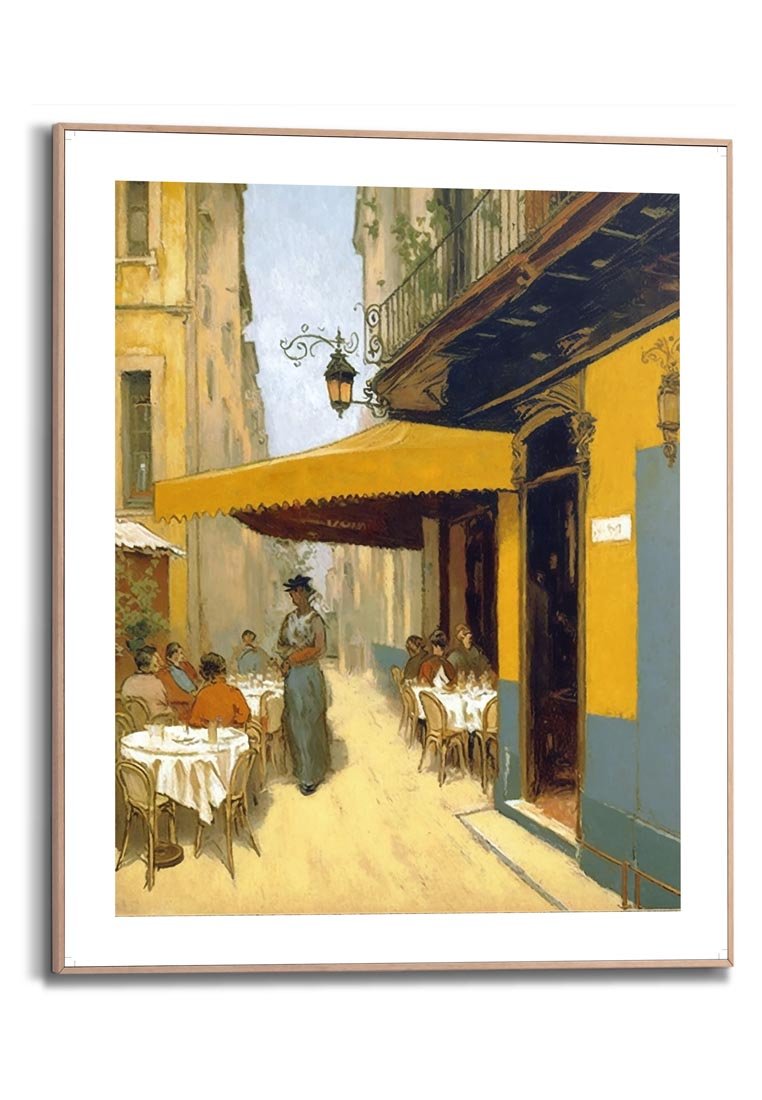Orange Wallz FRENCH TERRACE I