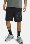 Under Armour RIVAL LIGHTWEIGHT GRAPHIC - Sports shorts - black