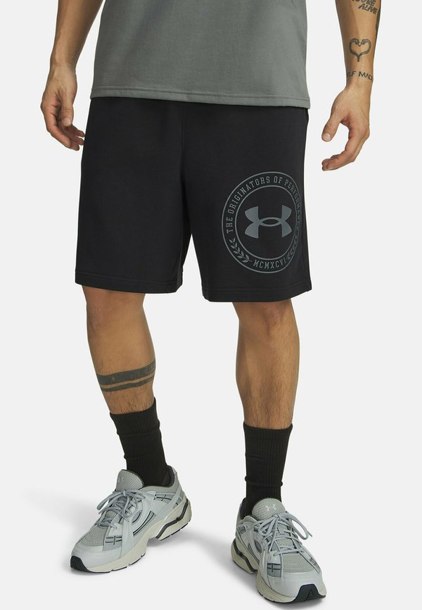 Under Armour RIVAL LIGHTWEIGHT GRAPHIC - Sports shorts - black