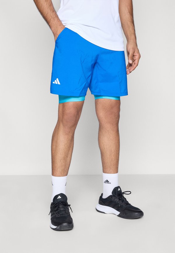 adidas Performance CLUB CLIMACOOL 2IN1 SHORTS - 2-in-1 shorts - glory blue
