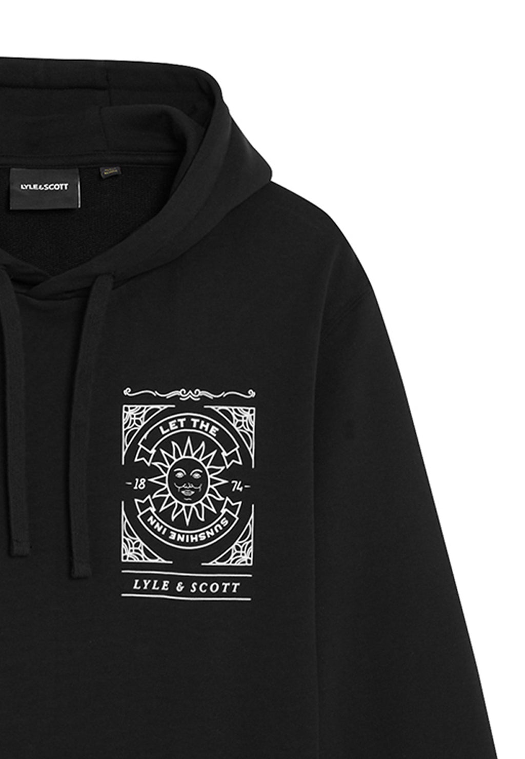 Lyle & Scott LYLE & SCOTT MID LAYERS SUNSHINE INN GRAPHIC HOODIE