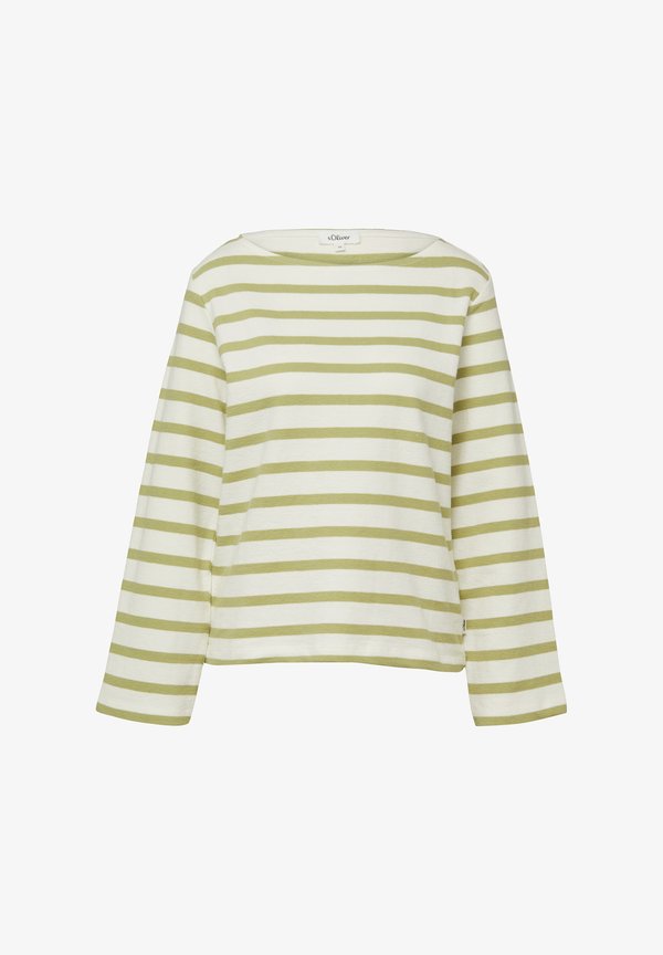 s.Oliver Long sleeved top - helles olivgrün