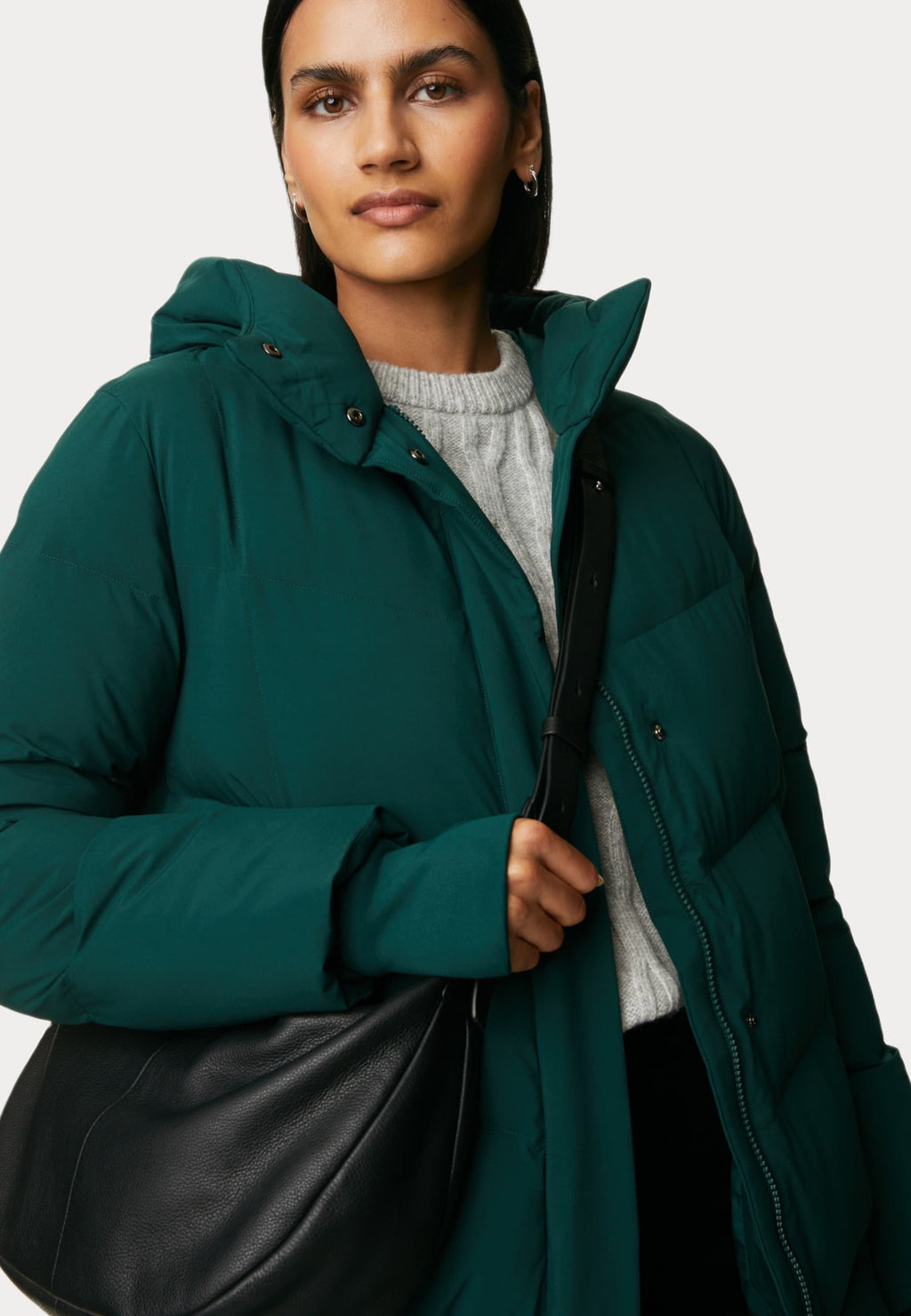 Marks & Spencer THERMOWARMTH HOODED LONGLINE DUVET