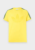 adidas Originals MONOGRAM STRIPES TEE - Print T-shirt - yellow
