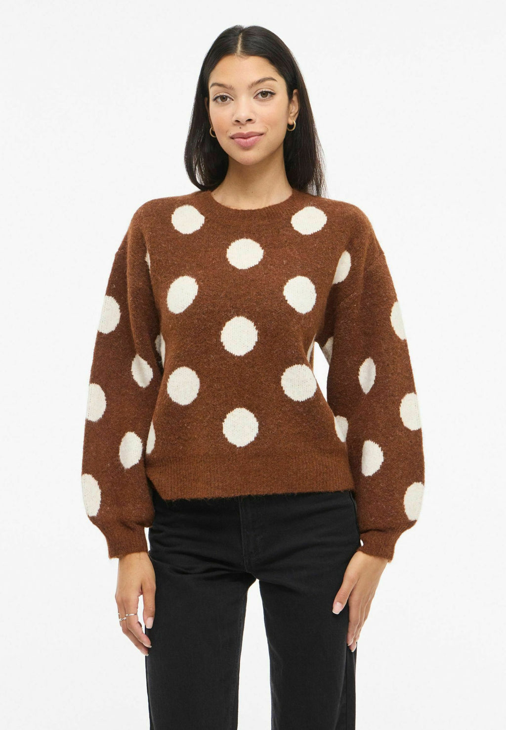 VILA Knitted VILUNA Round neck