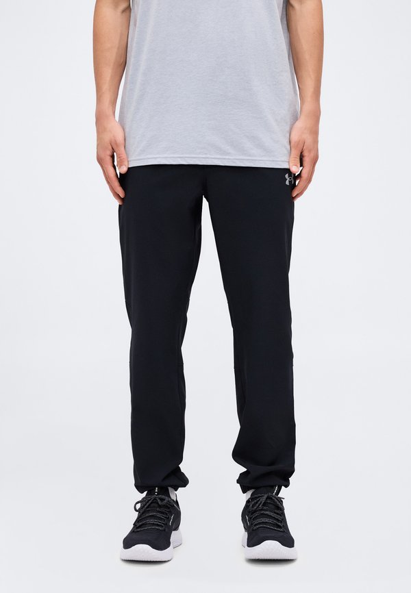 Under Armour TECH UTILITY WOVEN - Tracksuit bottoms - black/steel