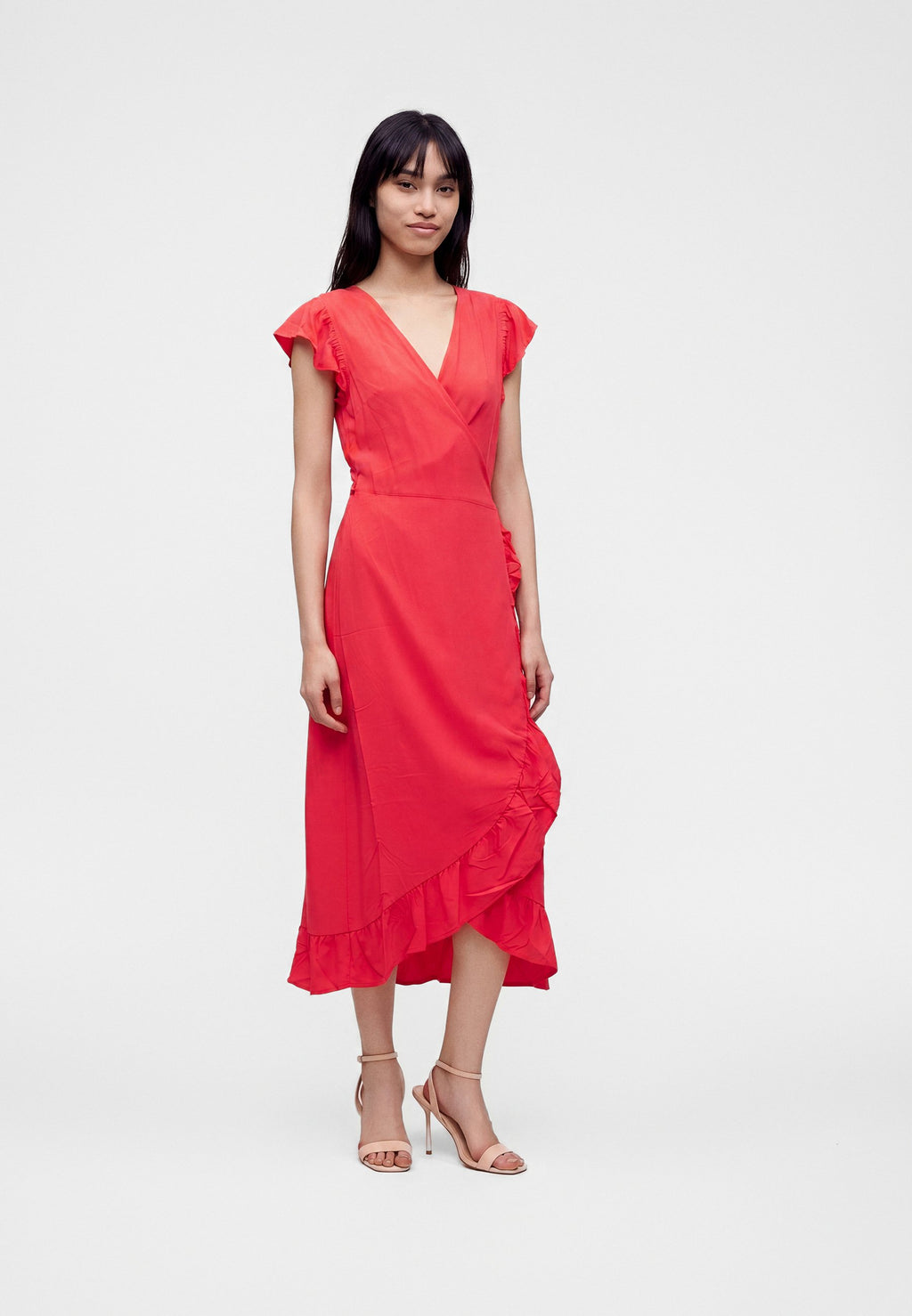 VILA VIMANSAKIANA WRAP DRESS