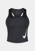 Nike Performance TEMPO RUN TANK - Top - black/reflective silver-coloured/white