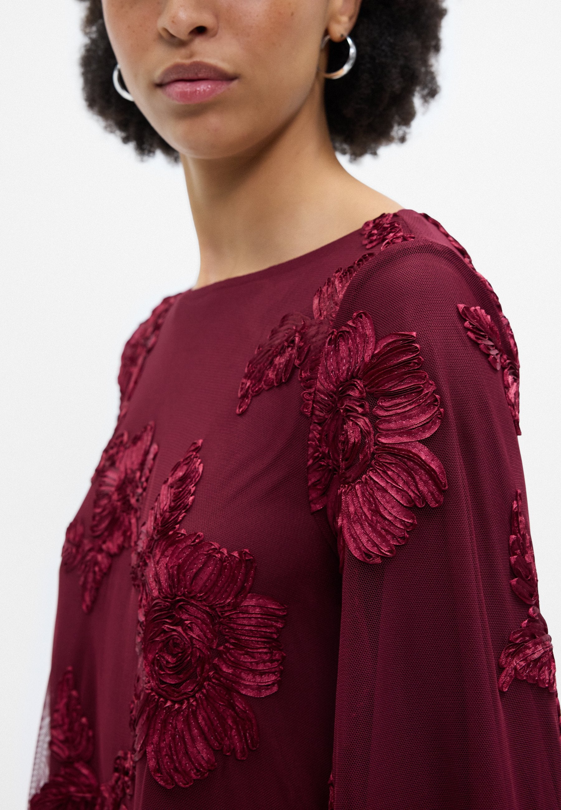 Gina Tricot WIDE FLOWY MINI DRESS