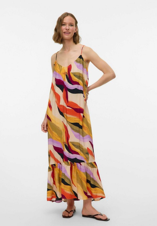 Vero Moda VMTILLY Long - Maxi dress - cloud dancer