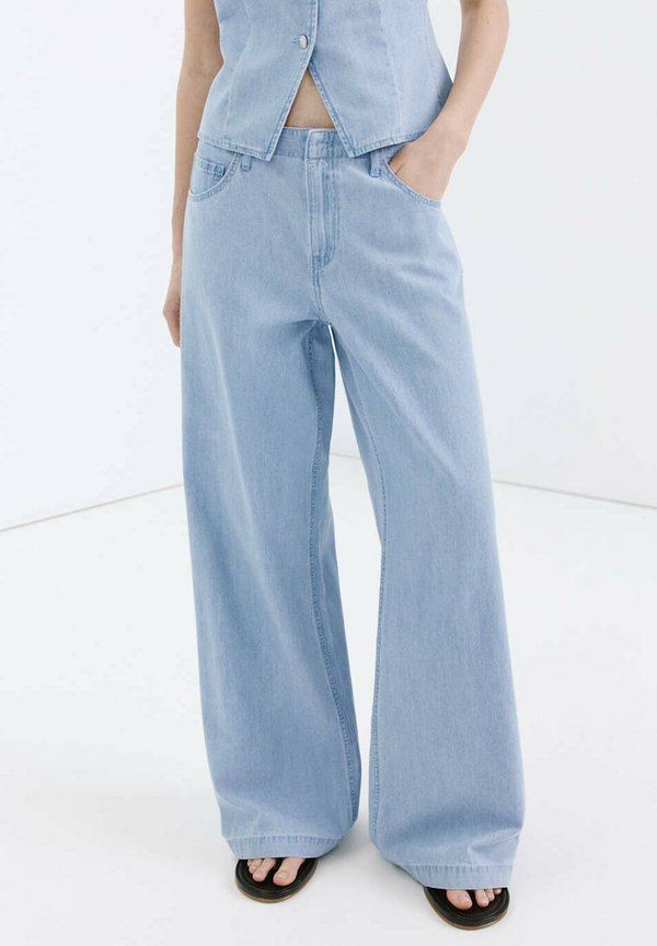 Mango ADULT - Wide Leg - light blue