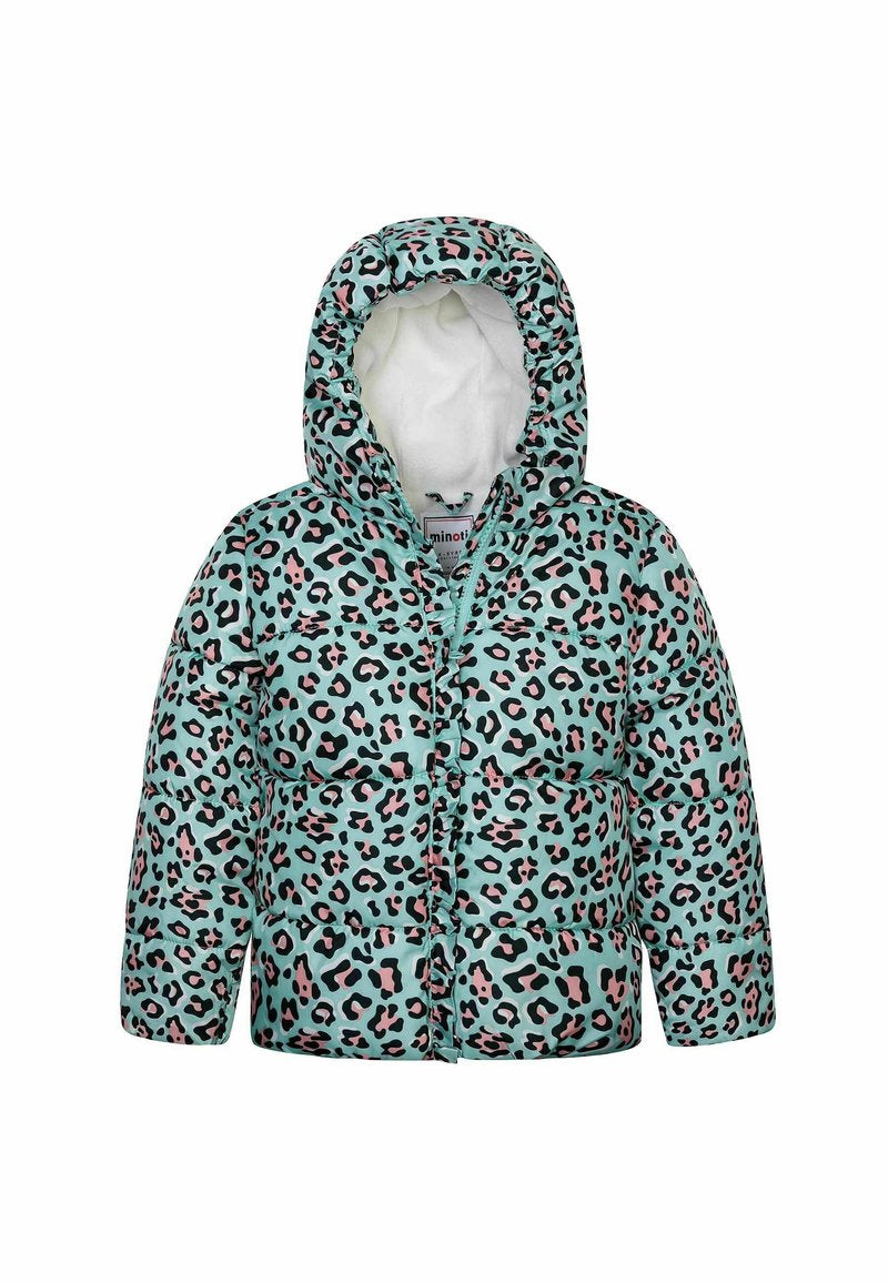 PRINTED HOODED PUFFER Media 1