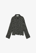 Vero Moda SHIRT AWCHEVELLE SHIRT - Button-down blouse - black