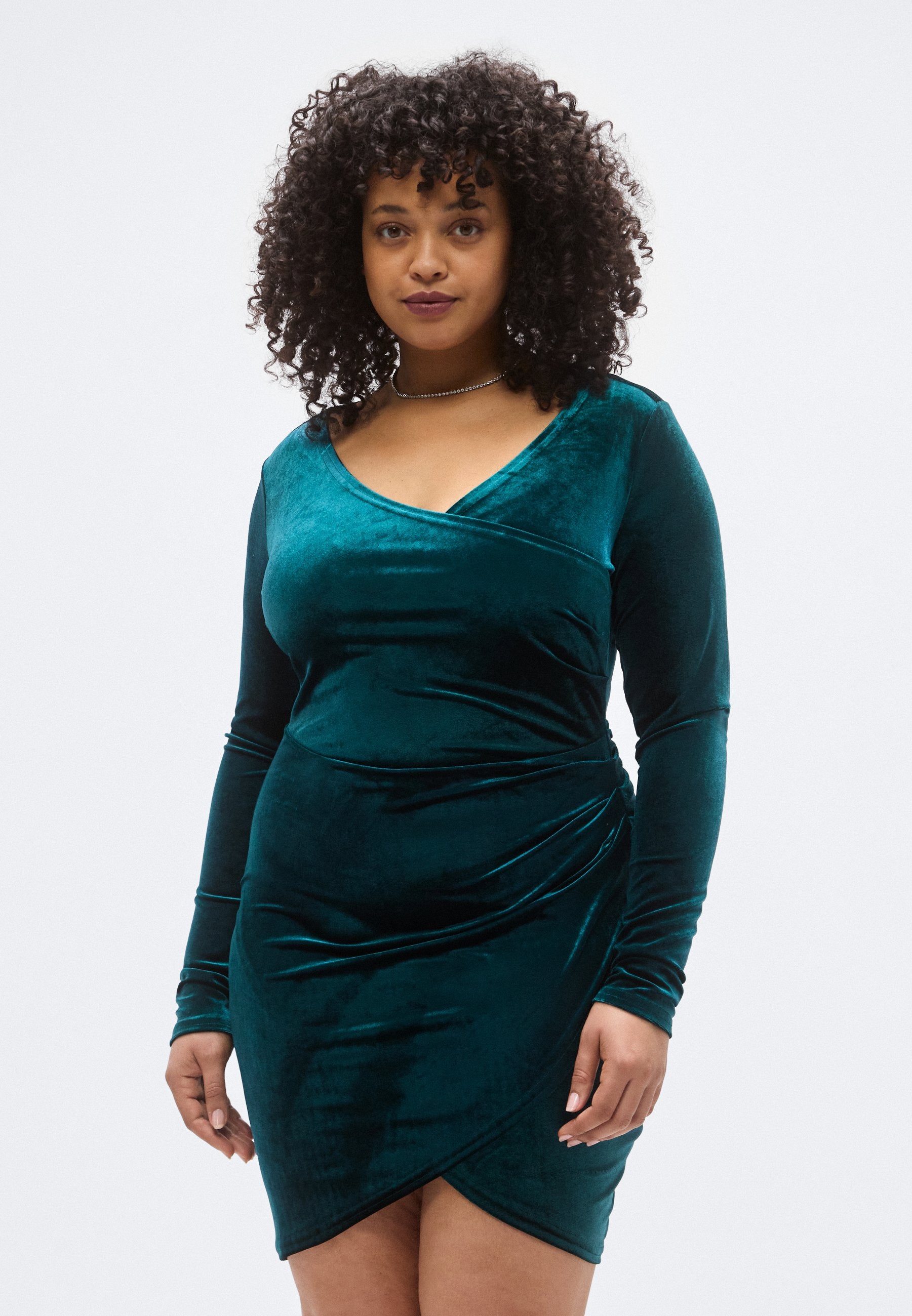 CARDAIZA WRAP DRAPE DRESS Media 3