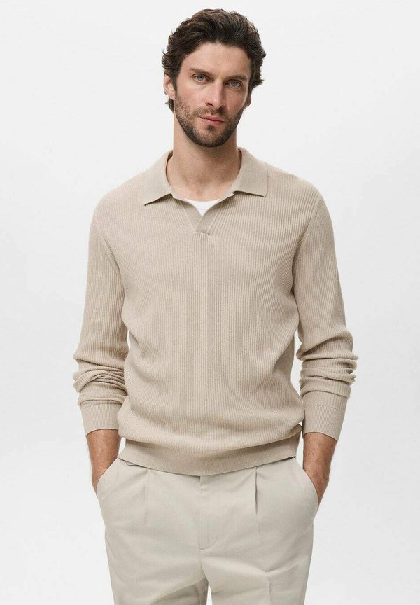 Mango Long sleeved top - beige