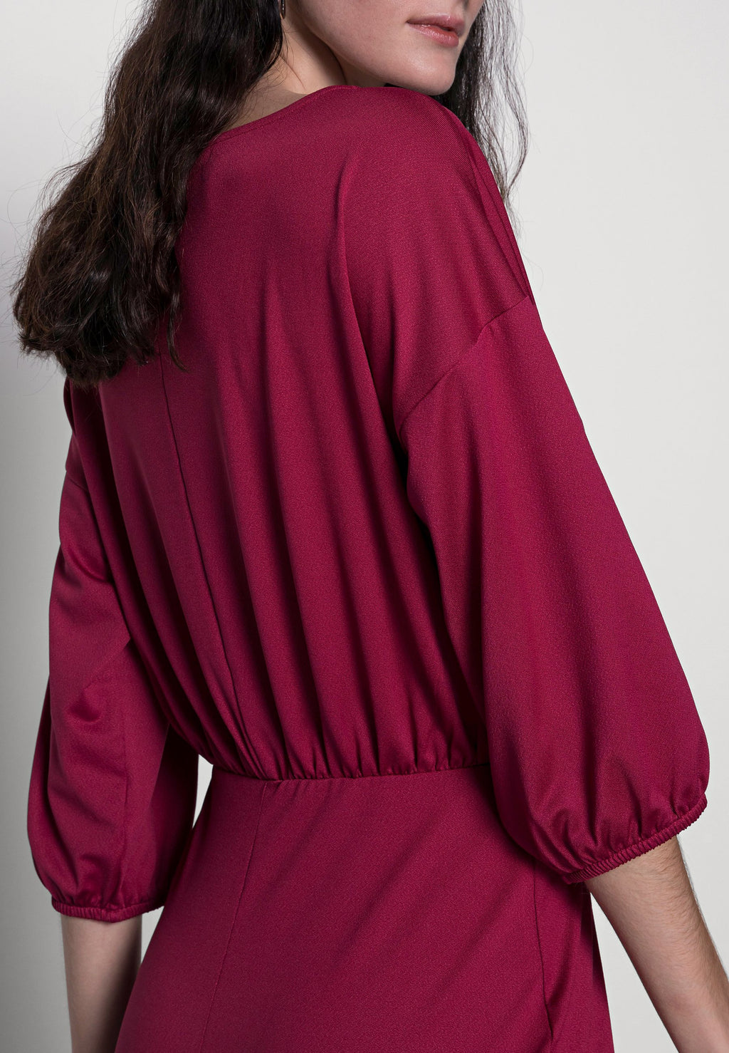 Anna Field Quarter sleeves elevated casual midi dress