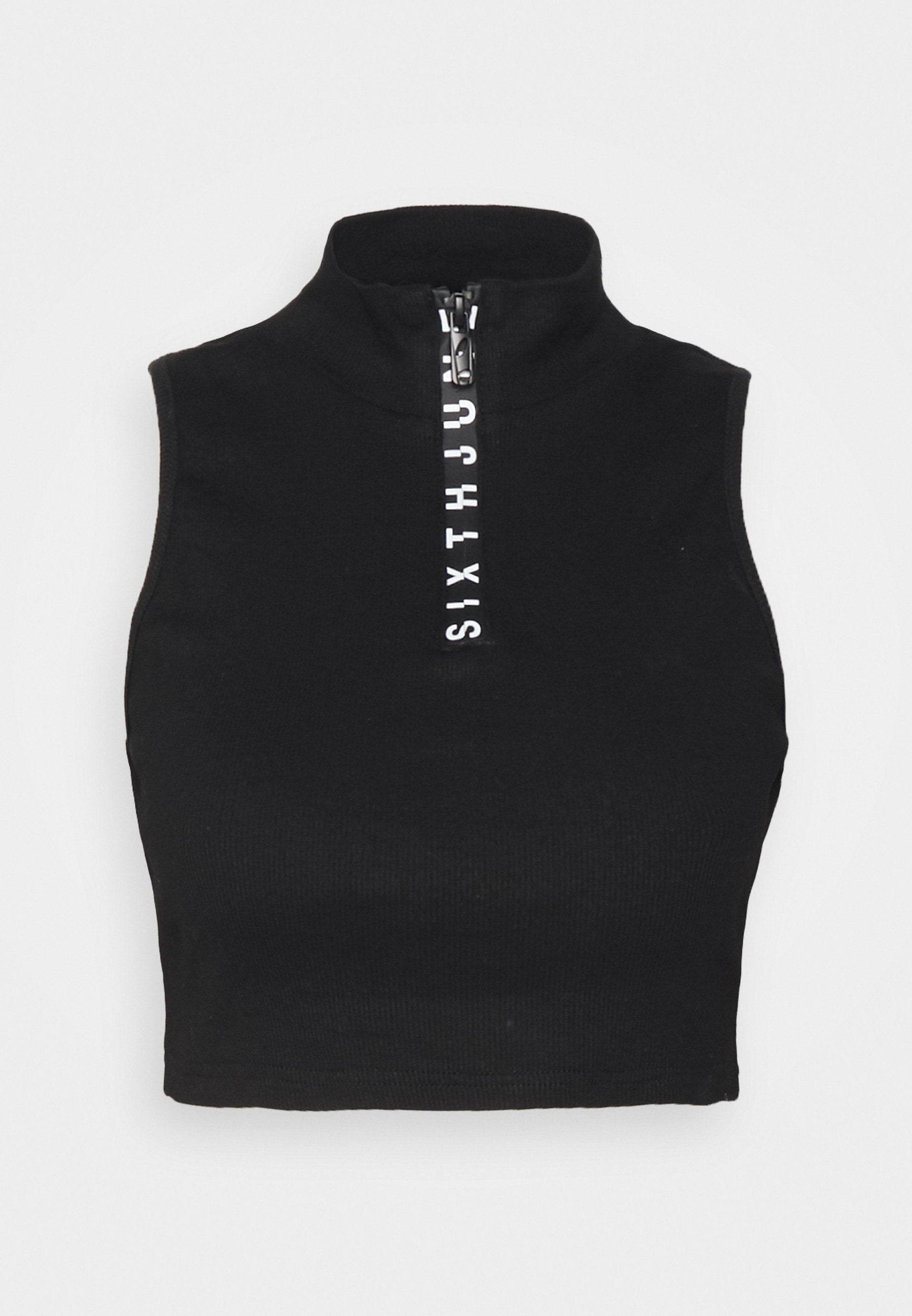 Sixth June FINE CROP BRANDED HALF ZIP