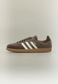 adidas Originals SAMBA OG UNISEX - Trainers - earth strata/off white