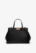 Tommy Hilfiger MODERN SATCHEL - Handbag - black