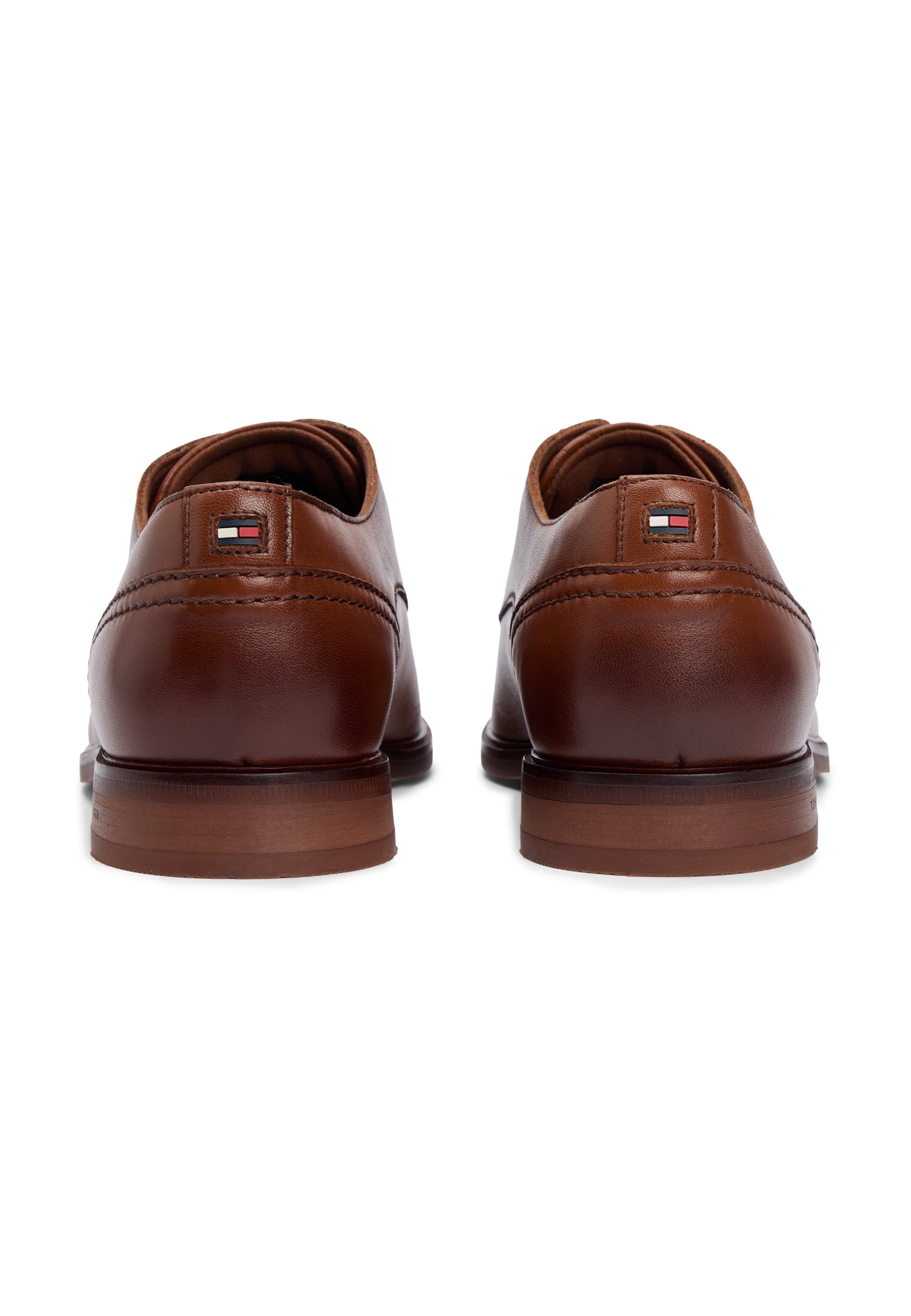 LEATHER DERBY SHOES Media 3