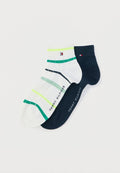 Tommy Hilfiger MEN SUMMER BRETON 2 PACK - Sneaker socks - white/fresh green
