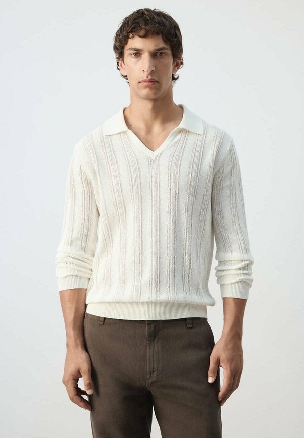 Mango ADULT - Long sleeved top - off white
