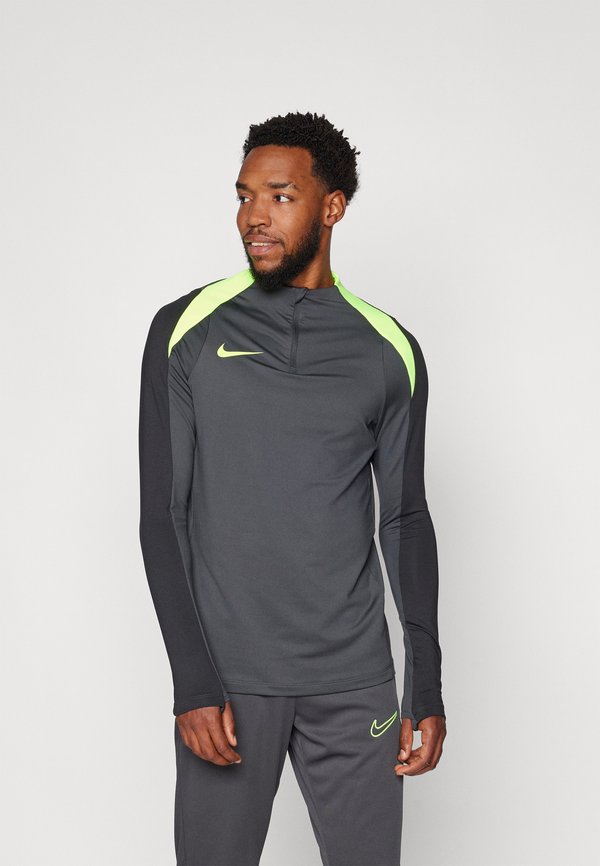 Nike Performance STRIKE DRILL TOP - Long sleeved top - anthracite/black/volt