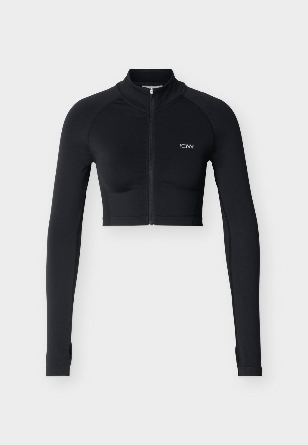 ICANIWILL DEFINE SEAMLESS CROPPED ZIP JACKET