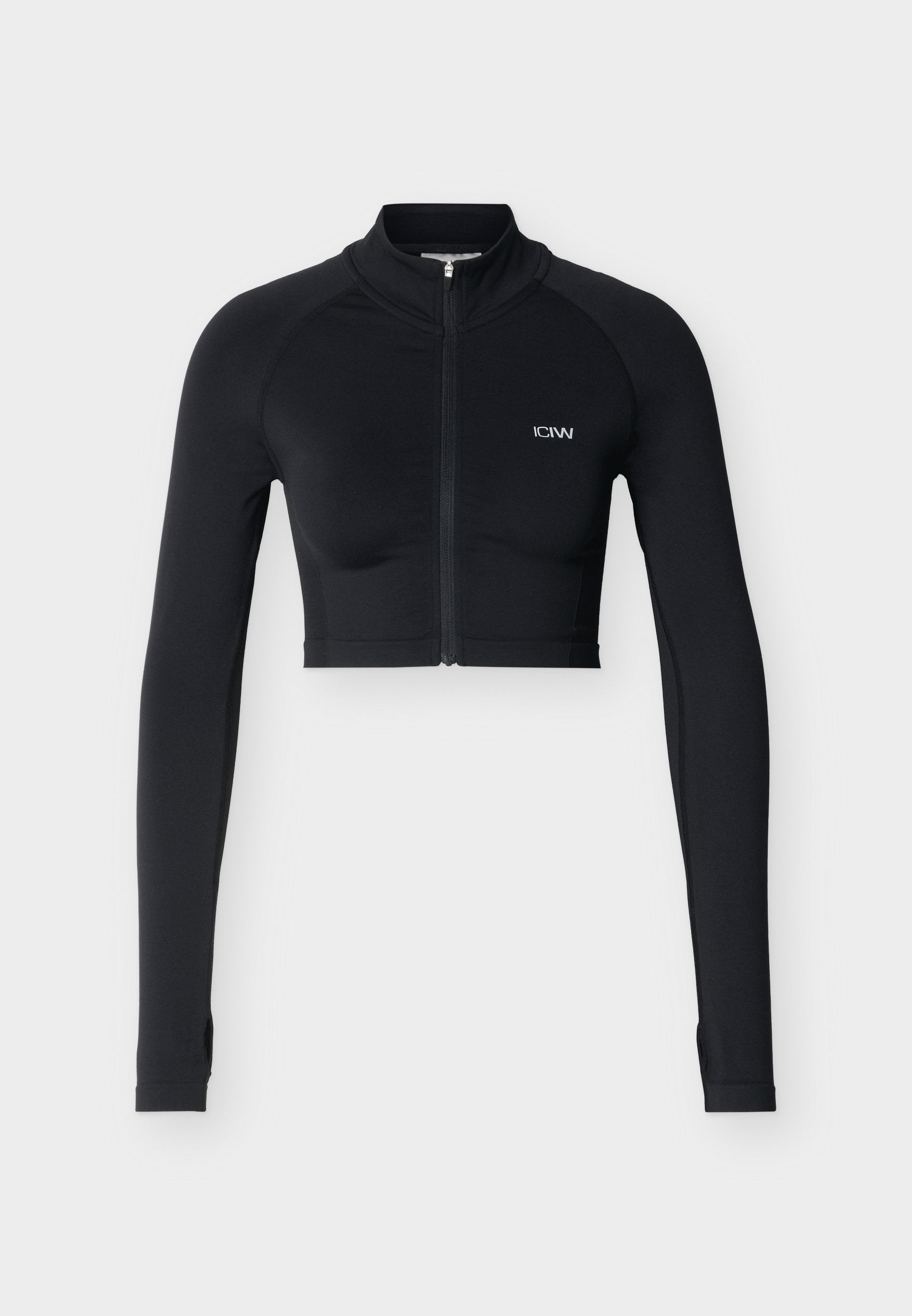 ICANIWILL DEFINE SEAMLESS CROPPED ZIP JACKET