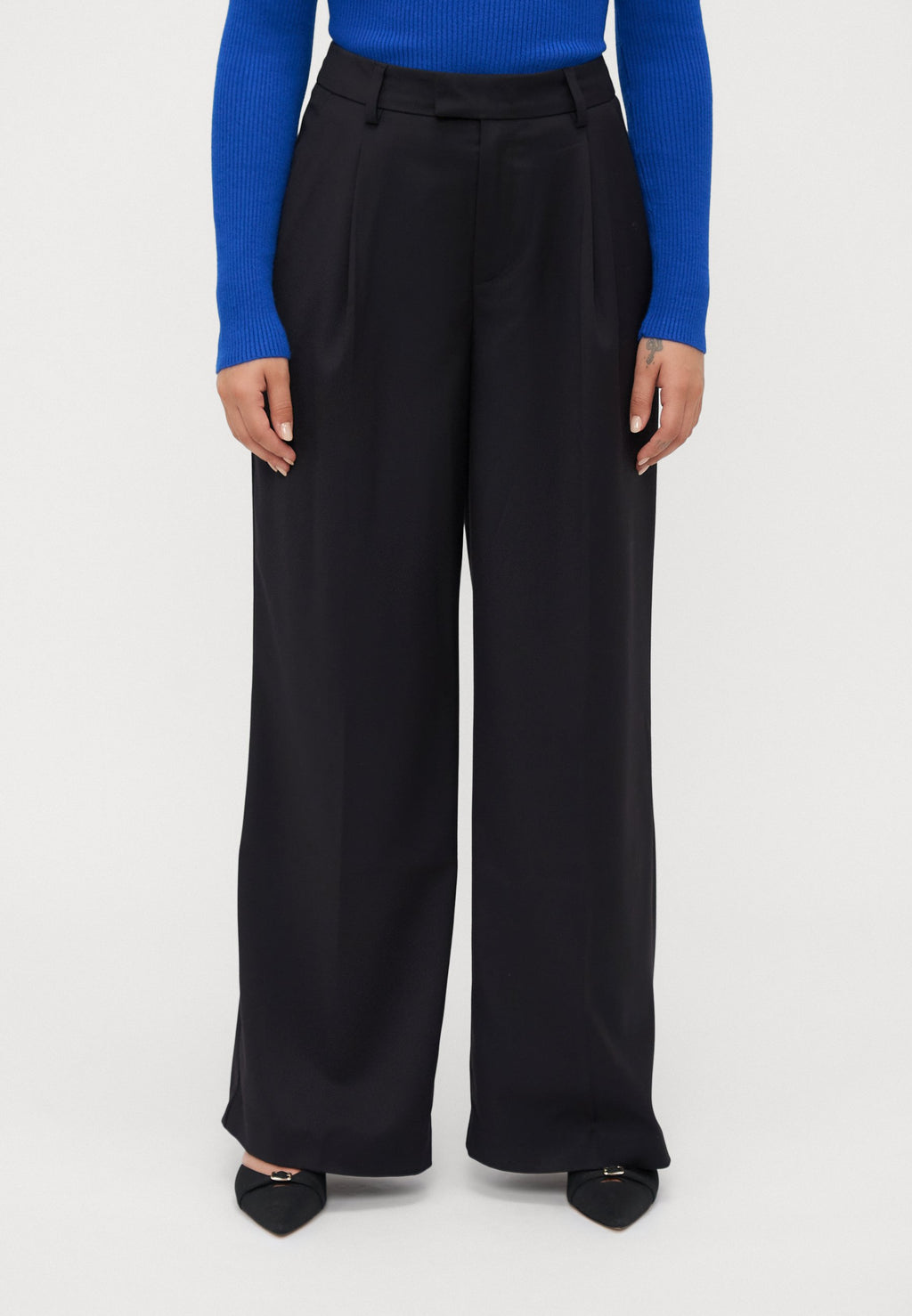 Gina Tricot Petite HIGH WAIST TROUSERS