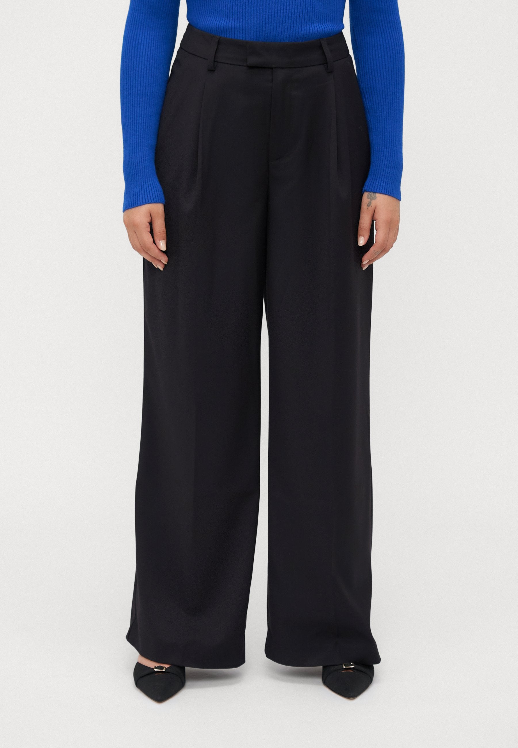 Gina Tricot Petite HIGH WAIST TROUSERS