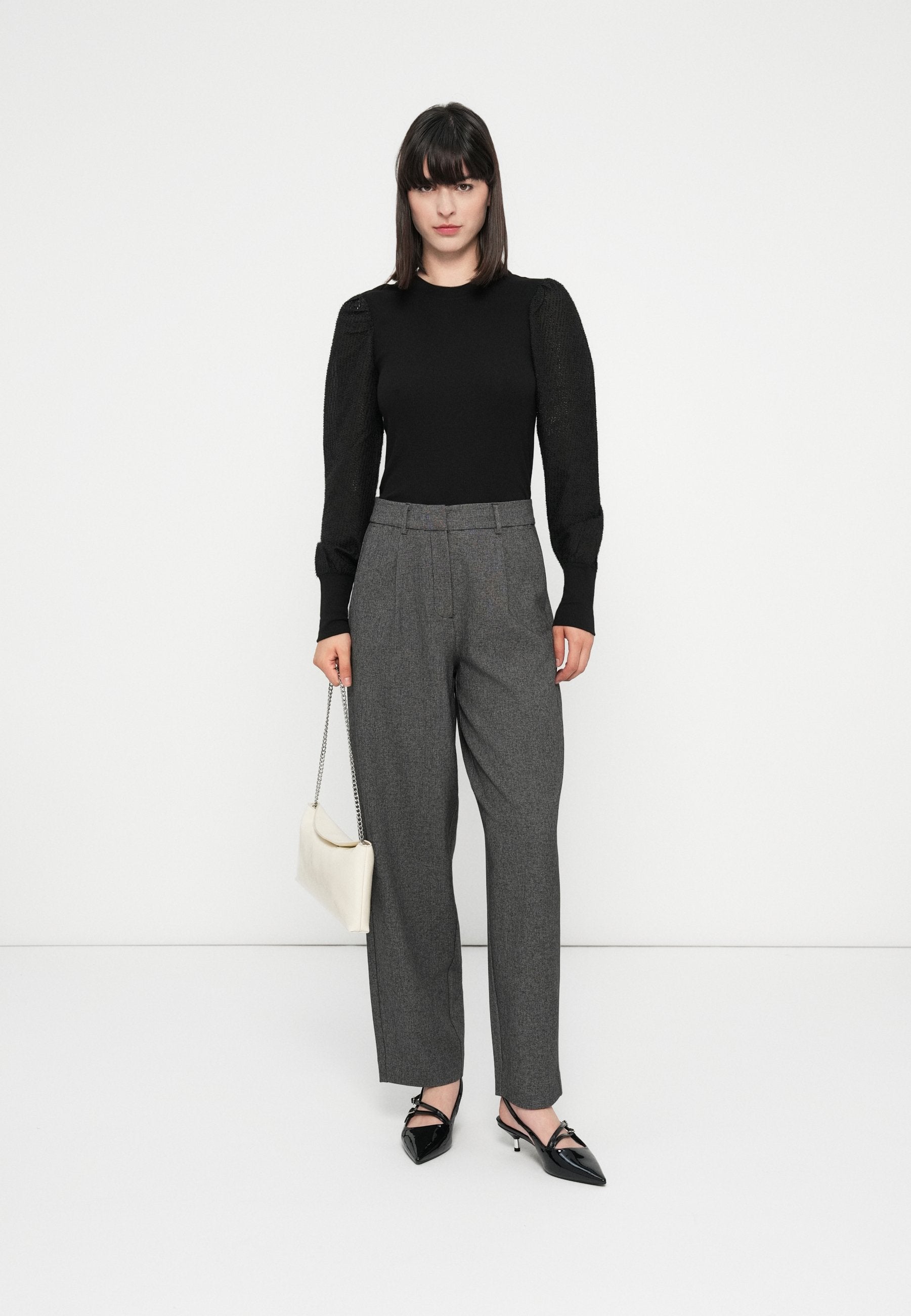 Selected Barrel fit viscose blend