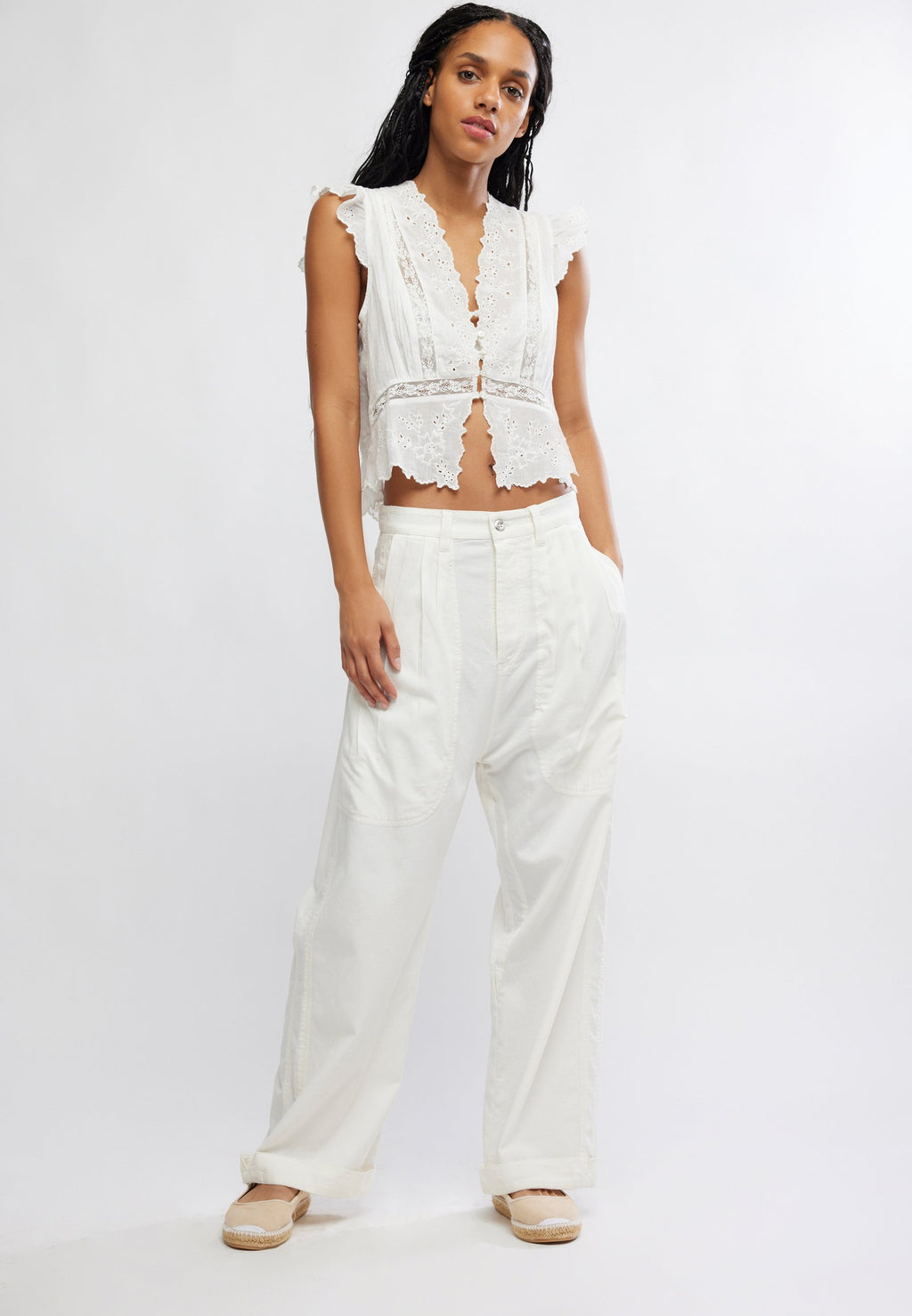 Free People CLOVER DROPPED TROUSER