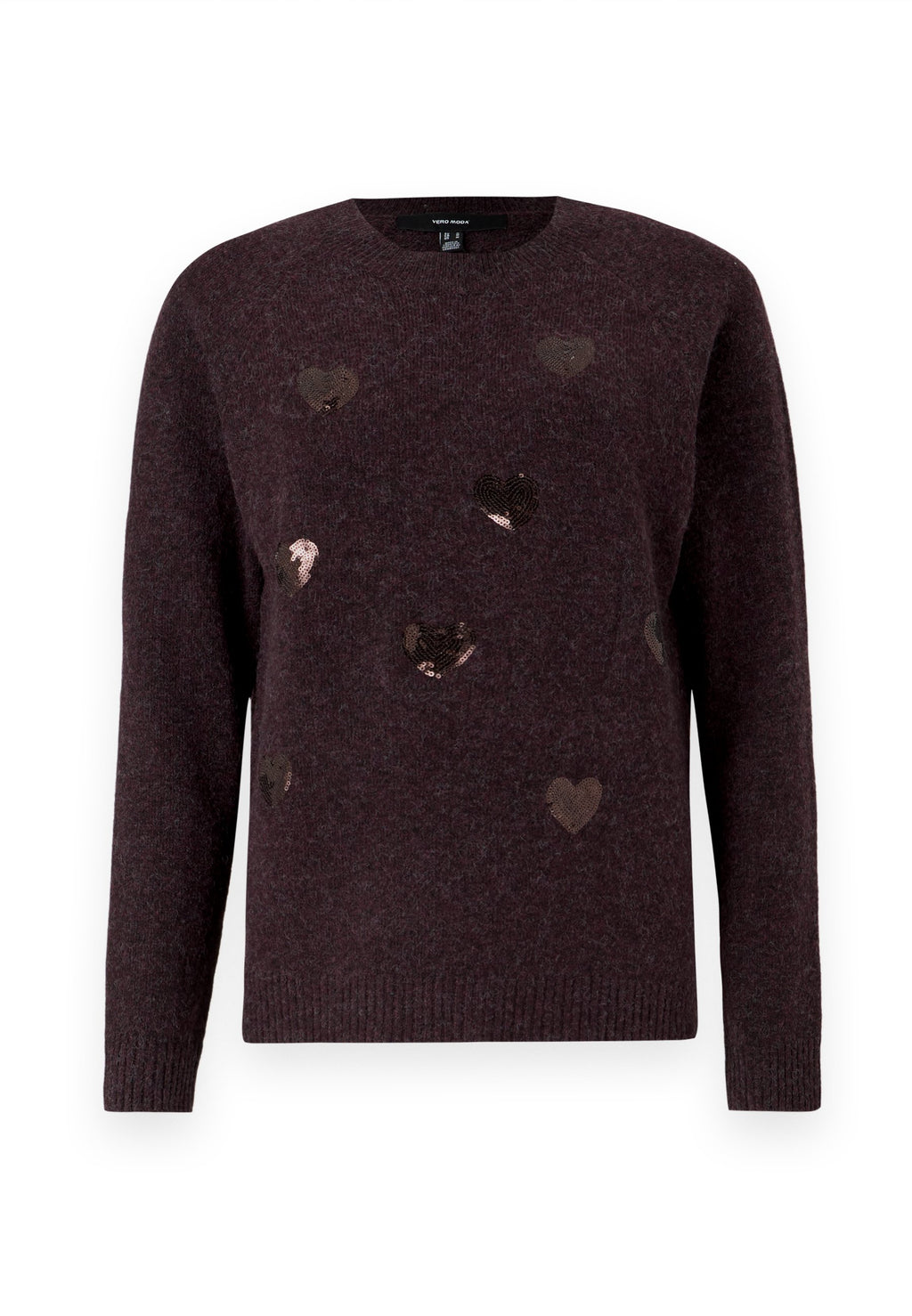 Vero Moda VMDOFFY O NECK SEQUINS PULLOVER