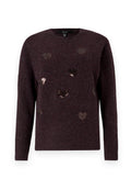 Vero Moda VMDOFFY O NECK SEQUINS PULLOVER