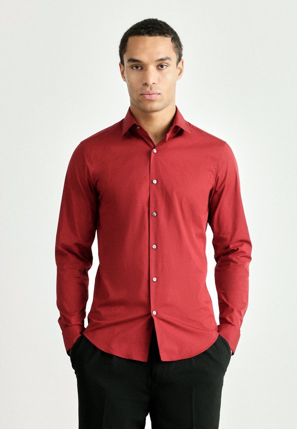 Calvin Klein SLIM - Shirt - brick red