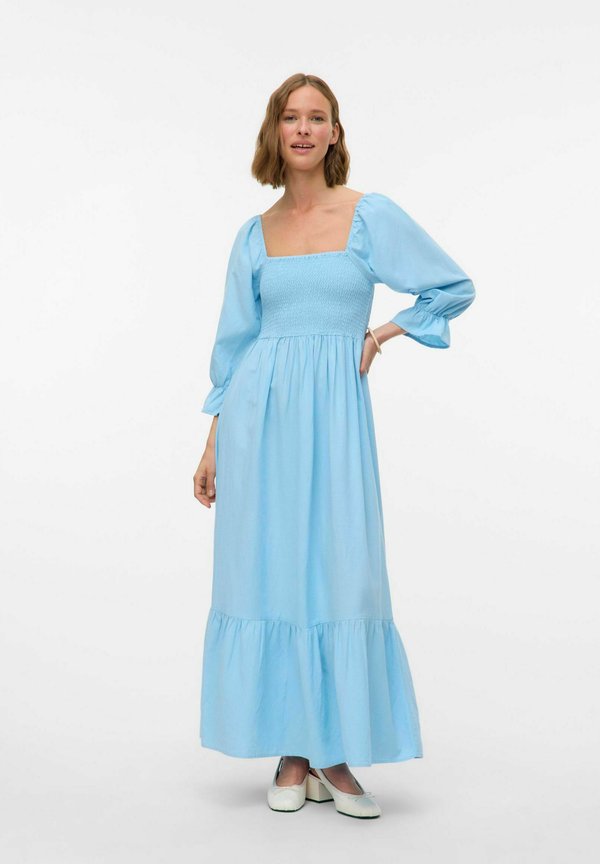Vero Moda VMMARIELL Long - Maxi dress - airy blue