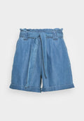 ONLY Denim ONLBEA High waist Regular Fit - Denim shorts - medium blue denim
