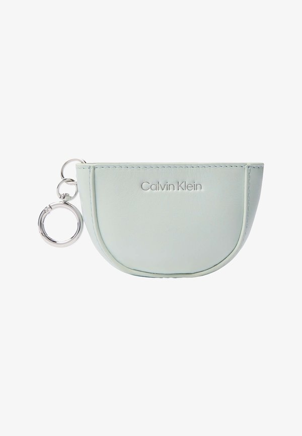 Calvin Klein EMBOSSED MINI POUCH CHARM - Key holder - whispering blue