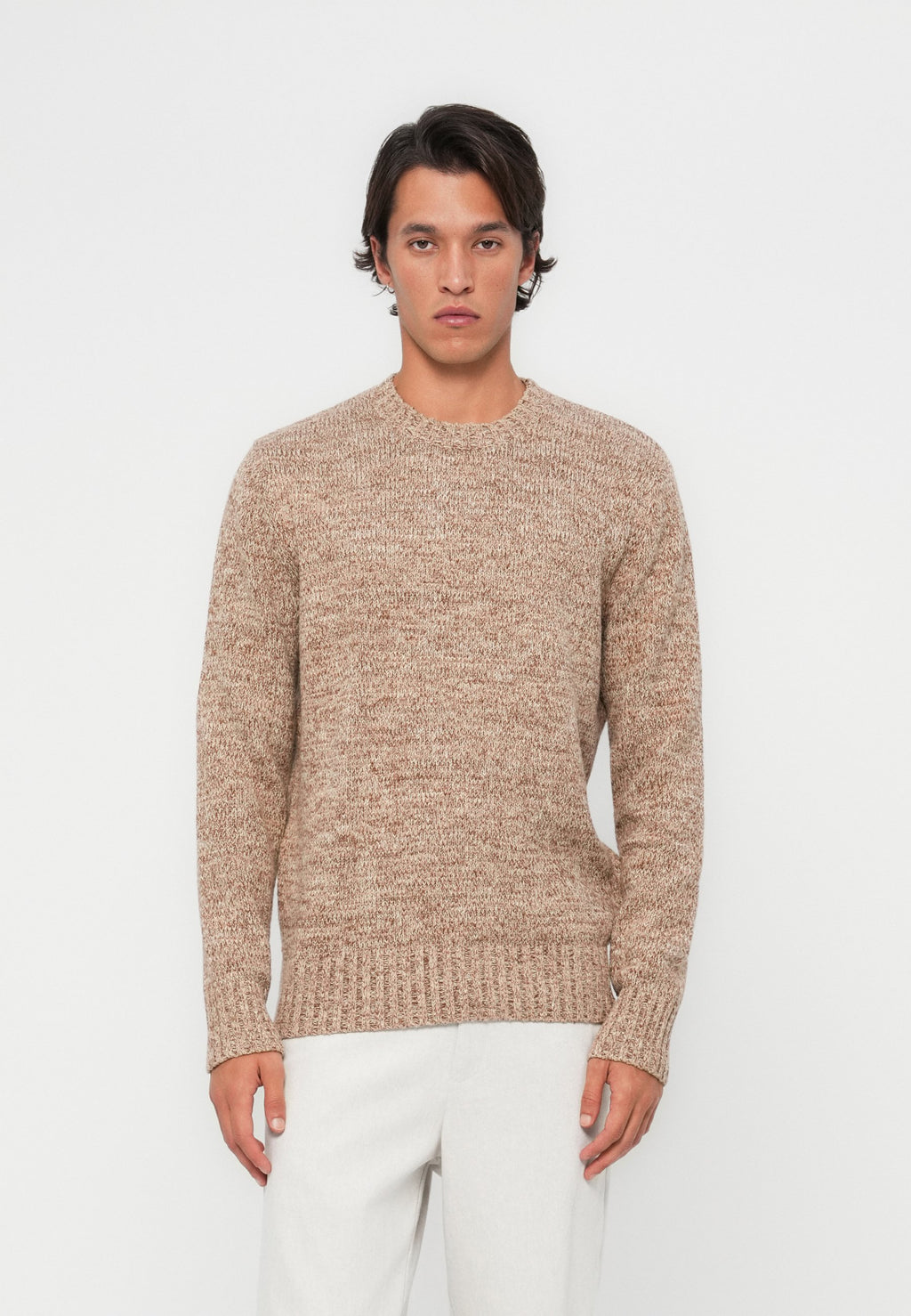 Lyle & Scott MULTI MARL CREW NECK JUMPER