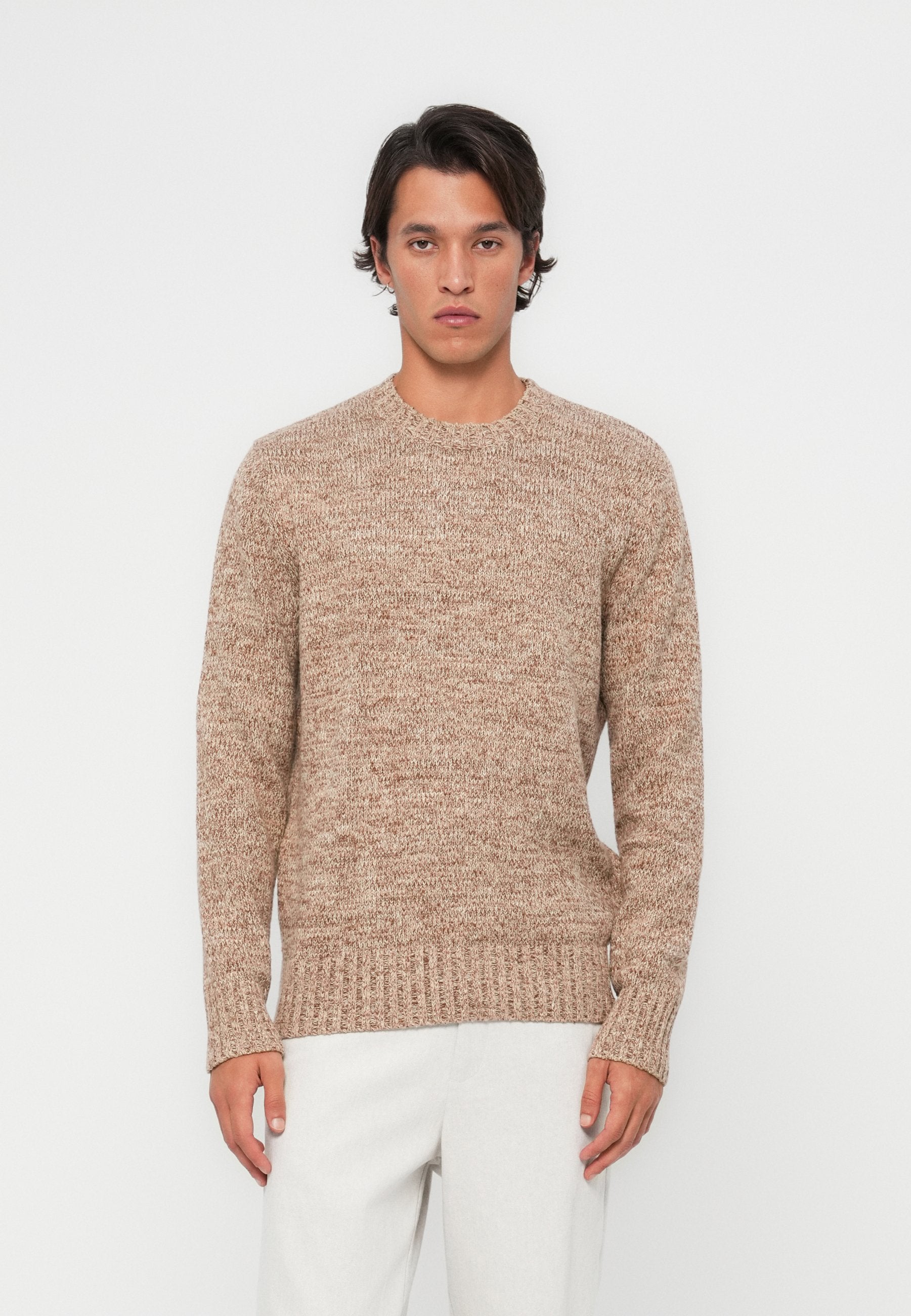 Lyle & Scott MULTI MARL CREW NECK JUMPER