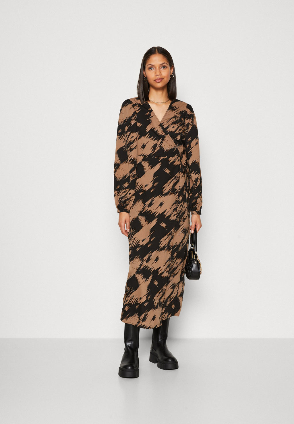 VILA VIJULIETTA MIDI WRAP DRESS