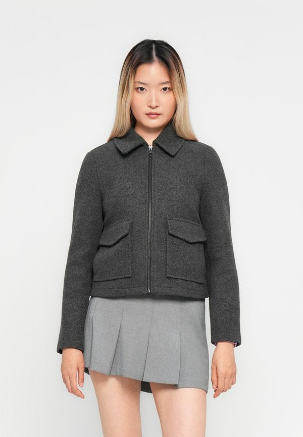 Vero Moda VMSAFIR - Summer jacket - dark grey