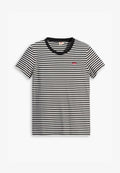 Levi's® PERFECT TEE - Print T-shirt - black/white