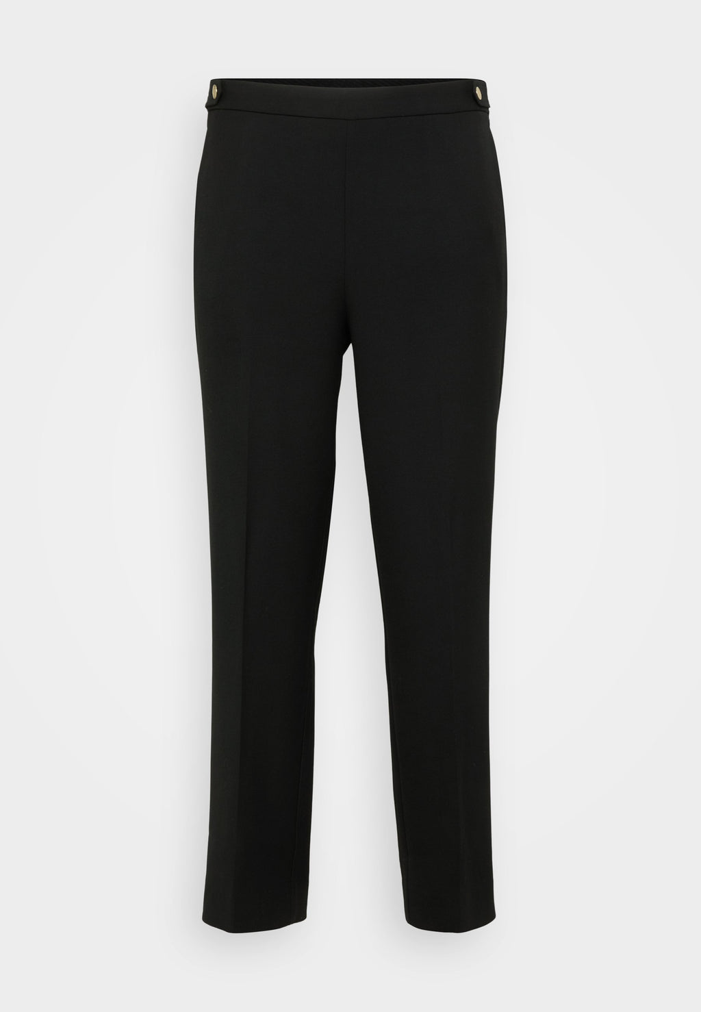 CURVE PRESSED CREASE STRAIGHT LEG TROUSERS Media 1