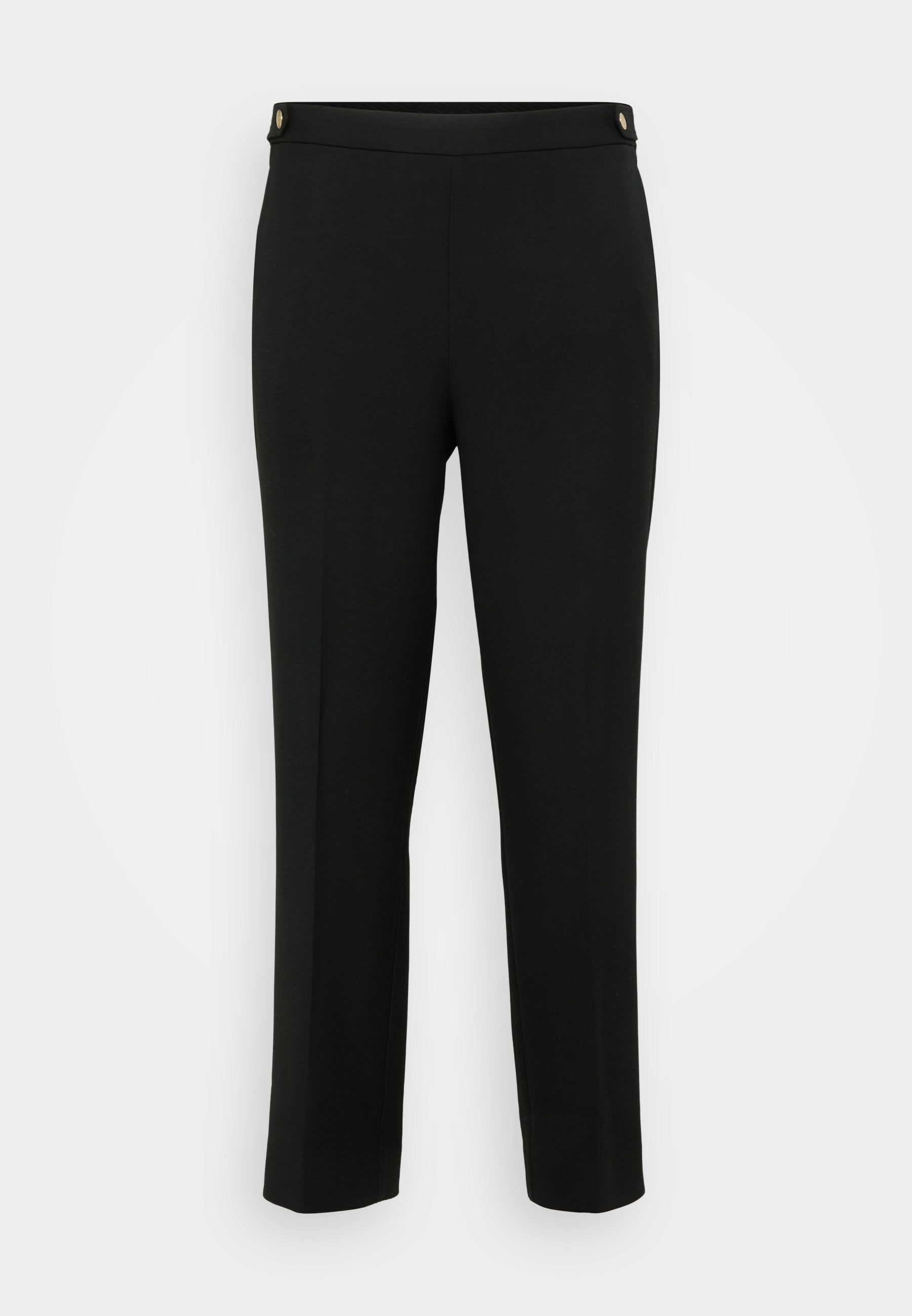 CURVE PRESSED CREASE STRAIGHT LEG TROUSERS Media 1