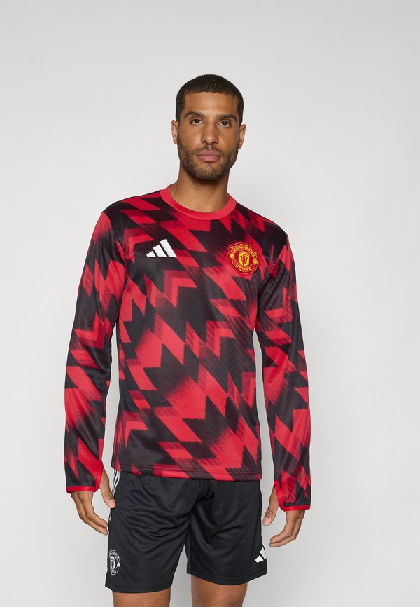 adidas Performance MANCHESTER UNITED 25/26 PRE MATCH WARM TOP - Club wear - red