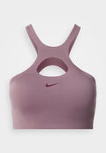 Nike Performance BRA - Medium support sports bra - tattoo/burgundy crush